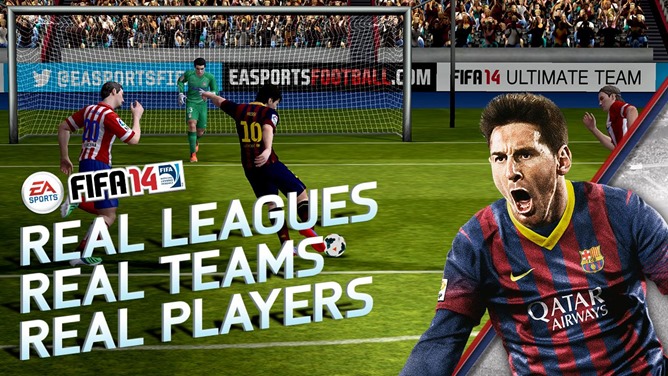 FIFA 14 แจกฟรีบนแล้ว Android วันนี้ กราฟิคสมจริง เกมใหญ่สะใจ 1.3 GB