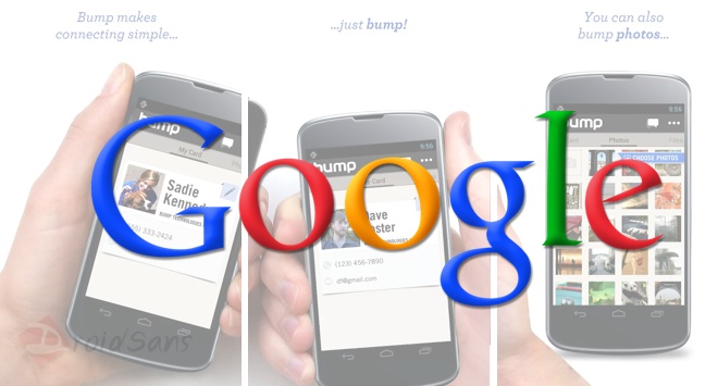 Google ซื้อ Bump ไปร่วมทีมเรียบร้อย