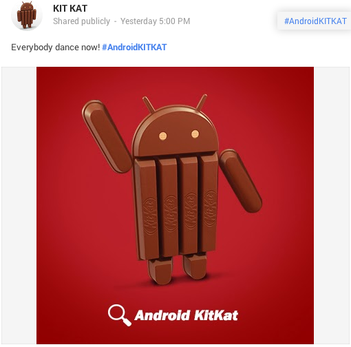 ใบ้หวย Android 4.4 KitKat มาวันที่ 18 ตุลาคม?!?