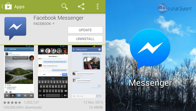 Facebook Messenger ออกอัพเดทใหม่ เปลี่ยนเป็น Holo UI ตามแบบฉบับของ Android แล้วจ้า