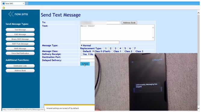 พบช่องโหว่ใน Nexus Phone เมื่อโดนยิงถล่มด้วย Flash SMS ทำให้เครื่องค้างและใช้งานโทรศัพท์ไม่ได้