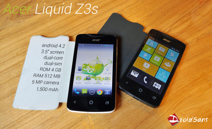 [Preview] พรีวิว Acer Liquid Z3s สมาร์ทโฟนตัวจิ๋ว ราคา 2,590 บาท