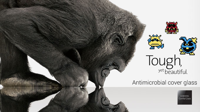 [CES2014] Corning เปิดตัว Gorilla Glass รุ่นใหม่ ป้องกันแบคทีเรียบนหน้าจอมือถือ