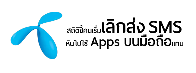 สถิติชี้คนเริ่มเลิกส่ง SMS หันไปใช้ Apps บนมือถือแทน