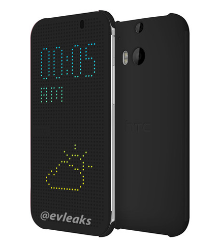 [updated] อาวุธลับ…หลุดภาพ Smart cover ของ All New HTC One แสดงข้อมูลบนฝาปิดด้านหน้าด้วยแสงสีต่างๆ และ Google Play Edition
