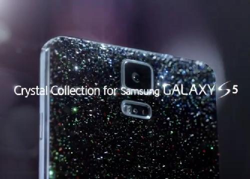 Samsung จับมือกับ Swarovski ทำ Galaxy S5 รุ่น crystal collection