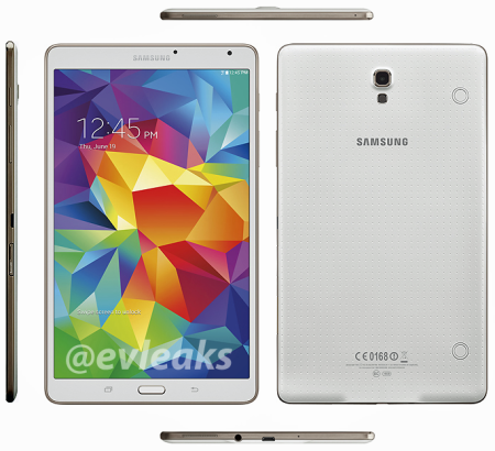 หลุดเพิ่มเติม Galaxy Tab S 8.4 เผยมาพร้อม octa-core หน้าจอ QHD