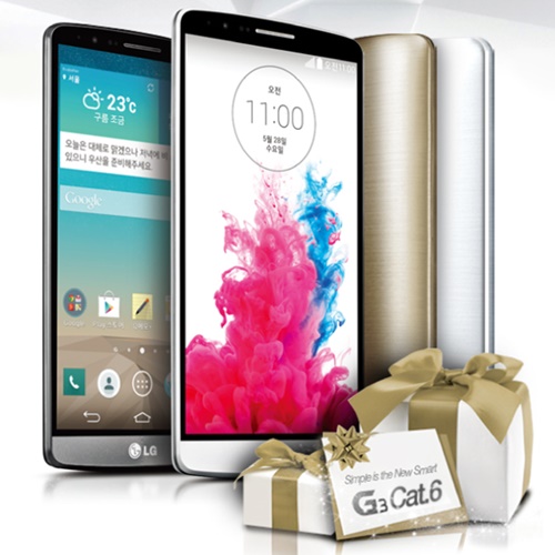 LG G3 รุ่น Snapdragon 805 เปิดรับ preorder ในเกาหลีแล้วในชื่ออย่างเป็นทางการว่า “LG G3 Cat.6”
