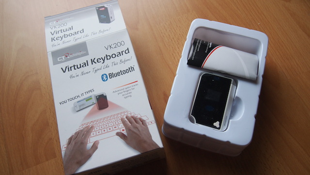 [รีวิว] Virtual Keyboard VK 200 เลเซอร์คีย์บอร์ด Full Size ขนาดพกพา