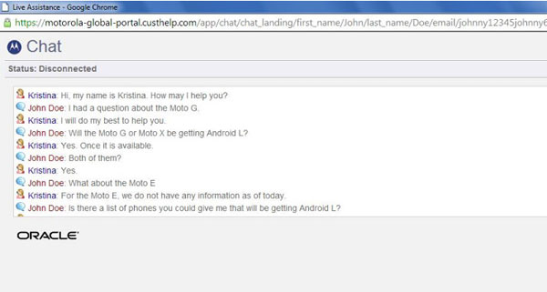 ต่อกันยาวๆ Moto X และ Moto G รอรับ Android L เมื่อเสร็จสมบูรณ์