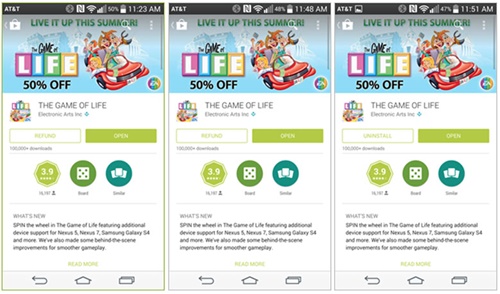 ขยายเวลาความสุข…Google ทดสอบขยายเวลาขอคืนเงิน (refund) จากการซื้อแอพเป็น 2 ชั่วโมง