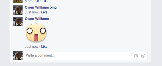 Facebook กำลังทดสอบสติ๊กเกอร์ในกล่องคอมเม้น