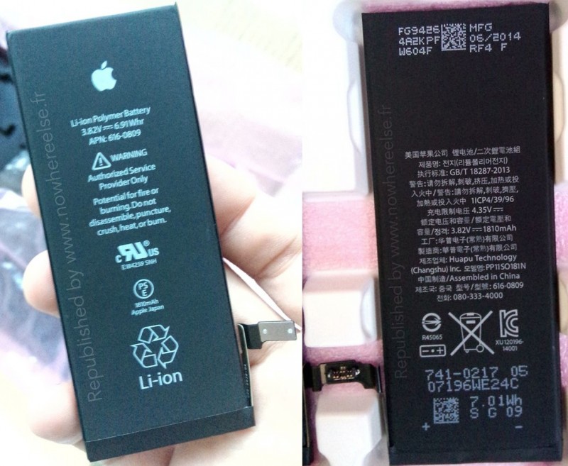 iPhone 6 ทั้งสองรุ่นไม่ใหญ่ขึ้นแค่จอ แต่แบตก็ให้มากขึ้นตามไปด้วย