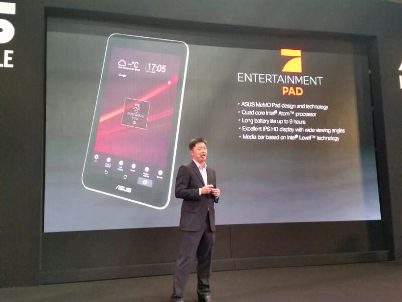 [IFA2014] ASUS เปิดตัว MeMo Pad 7 แท็บแล็ตขุมพลัง Intel Atom 64-bit Quad-Core ราคาไม่เกินหมื่น