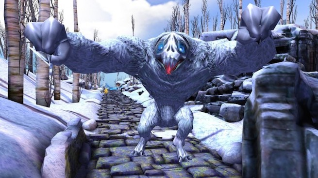 ตัวอย่างภาพจากเกม Temple Run ภาคใหม่ที่จะลงใน Samsung Gear VR