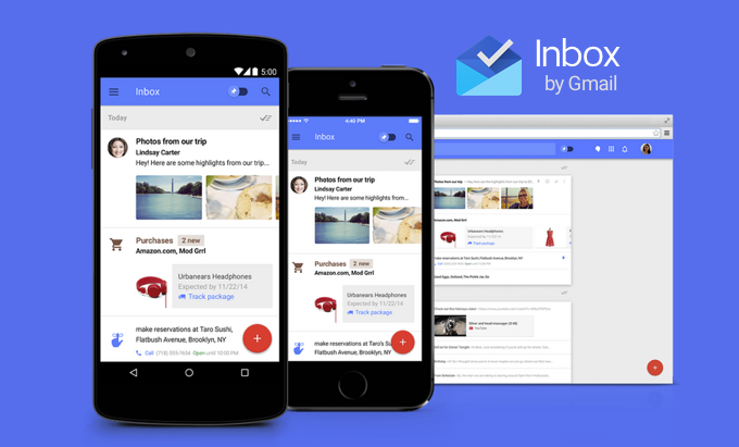 Inbox by Gmail : การรวมร่างของ Gmail และ Google Now