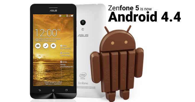 Zenfone 5 ได้หม่ำกินอัพเดท Android 4.4 KitKat เรียบร้อยแล้ว