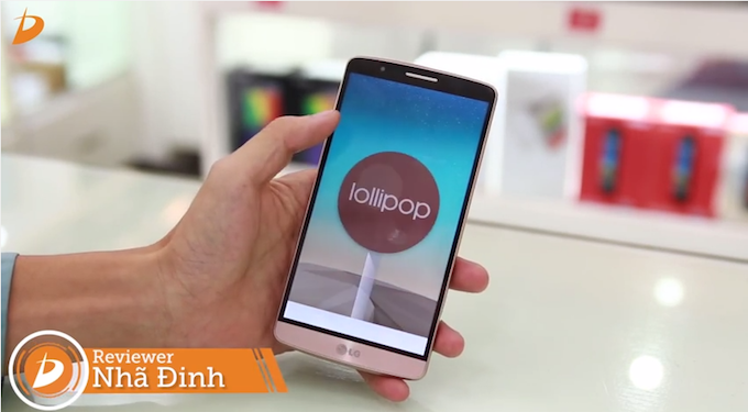 หลุดวิดีโอ Android 5.0 Lollipop บน LG G3 จากเวียดนาม