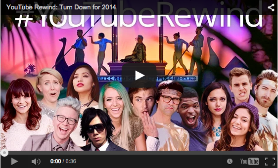 YouTubeRewind 2014 รวมคลิปเด็ดคลิปดังทั่วโลกในปีนี้