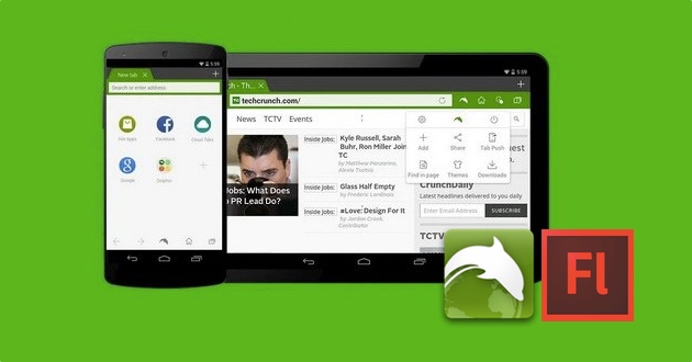 [How-to] วิธีทำให้ Android กลับมาเล่น Flash ได้อีกครั้งด้วย Dolphin Browser