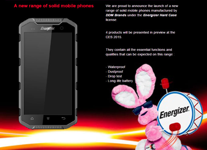 Energizer ก็จะผลิตมือถือกะเค้าด้วย เตรียมเปิดตัวในงาน CES มกราคมนี้