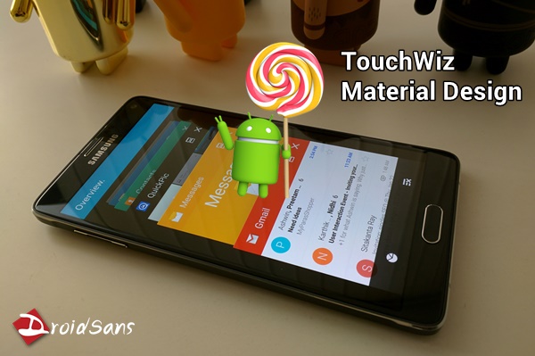 หลุดภาพ Samsung TouchWiz เวอร์ชันใหม่เป็น Material Design มากขึ้น