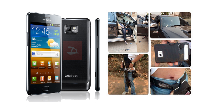 Galaxy S2 สุดแกร่ง!! รับกระสุนช่วยชีวิตตำรวจเชียงใหม่