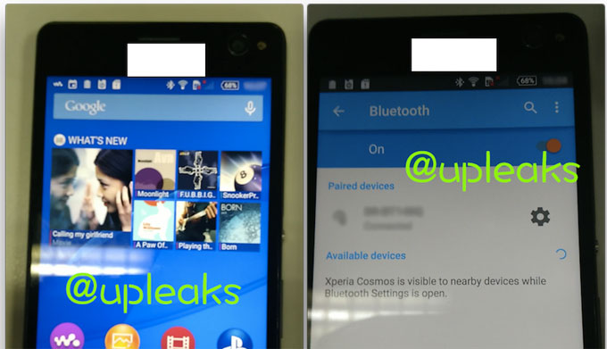 หลุดภาพ Xperia Cosmos สมาร์ทโฟนสาย Selfie น้องใหม่จาก Sony