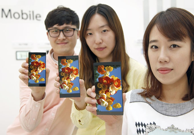 LG เปิดตัวจอ Quad HD 5.5 นิ้ว พร้อมเทคโนโลยีแสดงสีแบบใหม่ คาดใช้ใน LG G4 ที่กำลังจะเปิดตัว