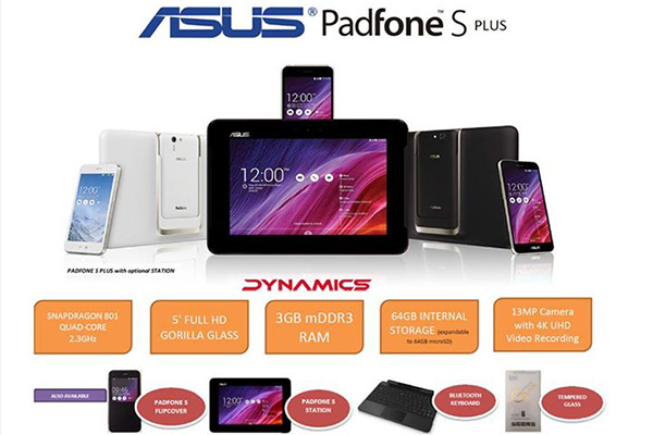 Asus Padfone S Plus เตรียมวางขายที่มาเลเซีย 8 เมษานี้ ในราคาไม่ถึงหมื่นบาท!