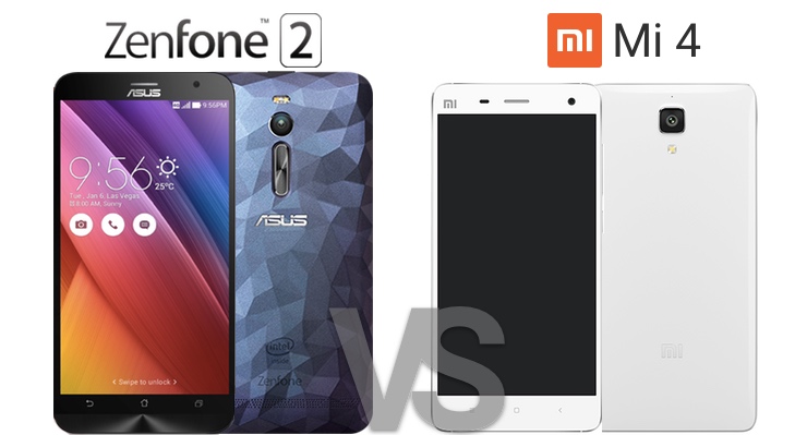 เปรียบเทียบ Xiaomi Mi4 vs Asus Zenfone 2 ซื้ออะไรดี