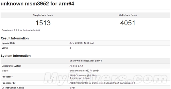 หลุดผล benchmark ของ Snapdragon 620 ประสิทธิภาพเบียดรุ่นท็อป Snapdragon 810