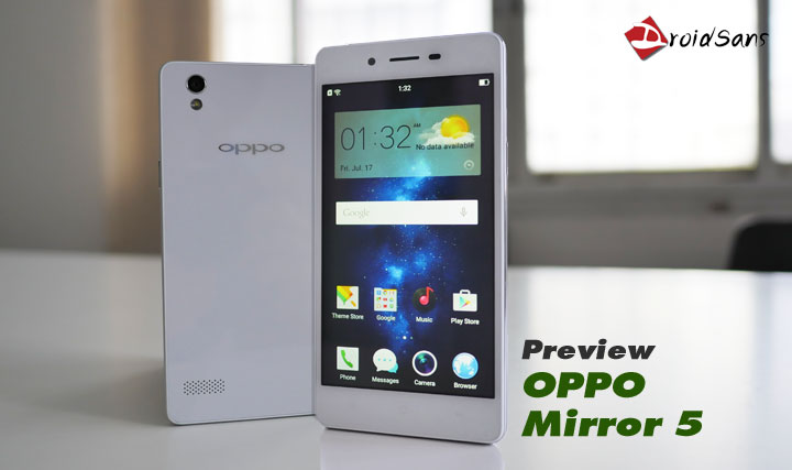 Preview : พรีวิว OPPO Mirror 5 ฝาหลังเลื่อมวับวาวประกายเพชร