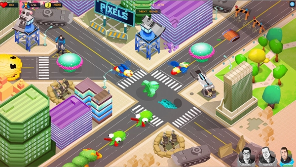 อุ่นเครื่องก่อนหนังเข้า.. PIXELS Defense เกมมือถือจากหนัง Pixels เปิดให้โหลดบนแพลตฟอร์ม Android แล้วทั่วโลก