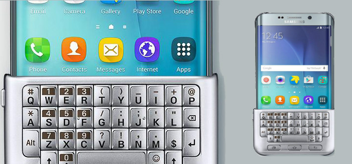 หลุดภาพ Keyboard Cover สำหรับ Galaxy S6 edge+ ใช้ประกอบร่างเป็น BB ได้ในพริบตา