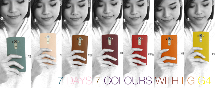 [ลองเล่นลองถ่าย] เคส 7 สี 7วันจาก LG G4