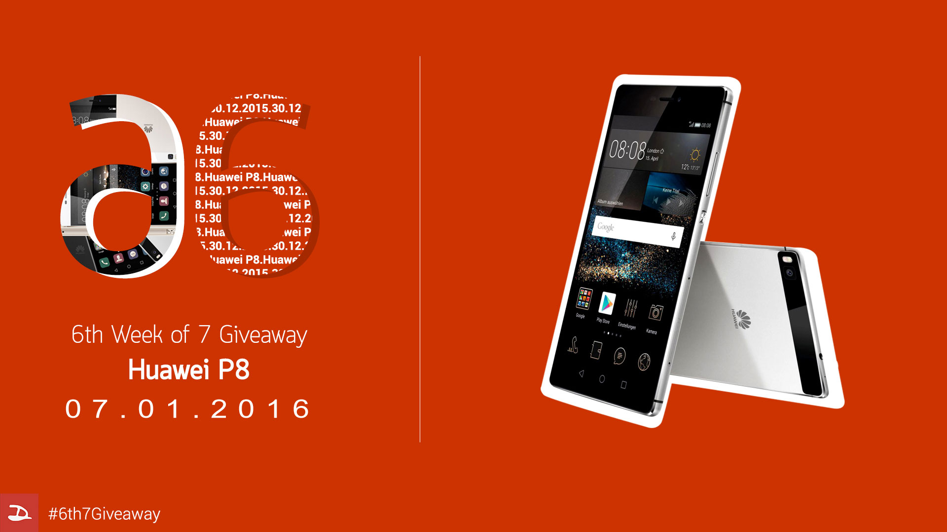 [Special Event] WK6 – แจก Huawei P8 ฉลองเทศกาลปีใหม่