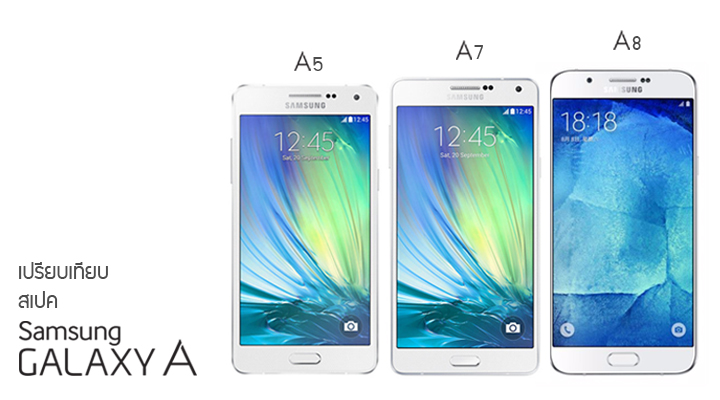 เปรียบเทียบสเปค Samsung Galaxy A5 , A7 , A8 พร้อมแนะนำซื้อรุ่นไหนดี?