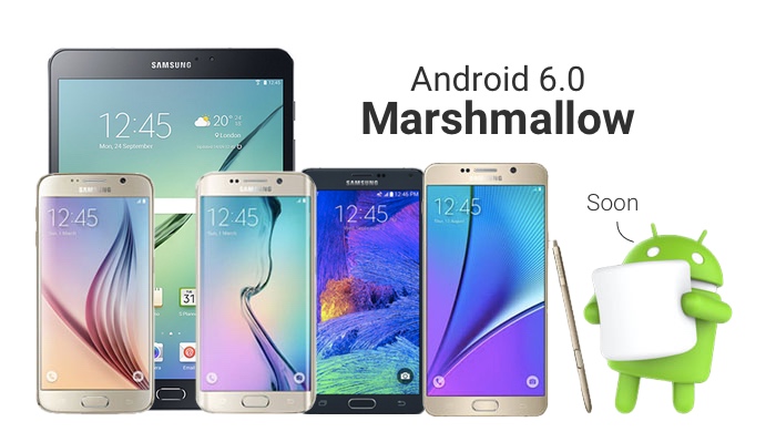 แผนการอัพเดท Marshmallow ของ Samsung Galaxy