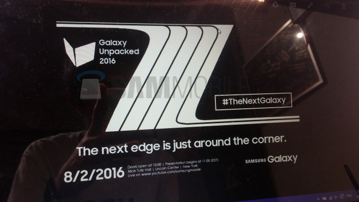 มาแล้ว บัตรเชิญ Galaxy Note 7 เปิดตัวงาน Galaxy Unpacked 2 สิงหาคมนี้ ลืออาจเพิ่ม Note 7 edge มาอีกรุ่น