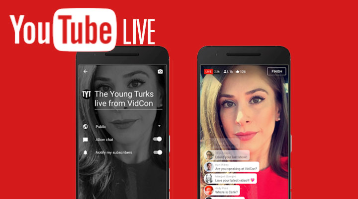 YouTube ประกาศในงาน VidCon เปิดให้ทำการ Live หรือถ่ายทอดสดผ่านแอพบนมือถือได้แล้ว