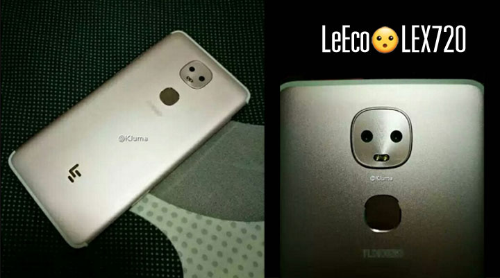 หลุดเพิ่ม LeEco LEX720 สมาร์ทโฟนกล้องคู่หน้าตา emoji สเปคเทพ Snapdragon 821