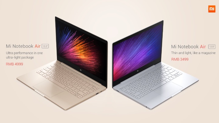 Xiaomi Mi Notebook Air เผยโฉม เล็กกว่า บางกว่า เบากว่า แรงกว่า ถูกกว่า Macbook Air