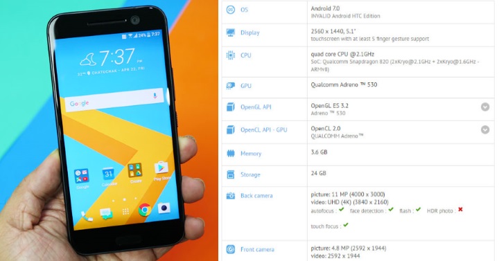 ลางดี.. พบผลทดสอบ Android 7.0 Nougat บน HTC 10 คาดได้อัพเดทเร็วๆ นี้