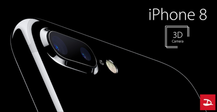 ลือ! iPhone 8 อาจมาพร้อม Dual Camera ที่ถ่ายภาพ 3D ได้        โดยให้ LG เป็นผู้ผลิต