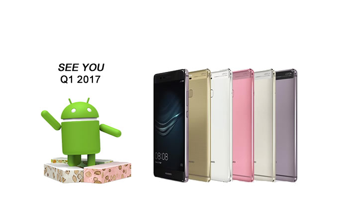 Huawei ประกาศรายชื่อมือถืออัพเดทเป็น Android 7.0 Nougat มากันครบทั้ง P9, P9 Plus, Mate 8 และ Nova Plus