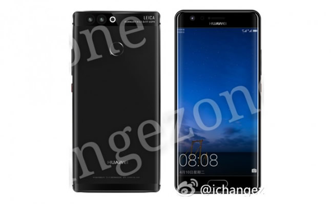 หลุดภาพ Huawei P10 เตรียมมาพร้อมหน้าจอแบบ Dual Curve Screen