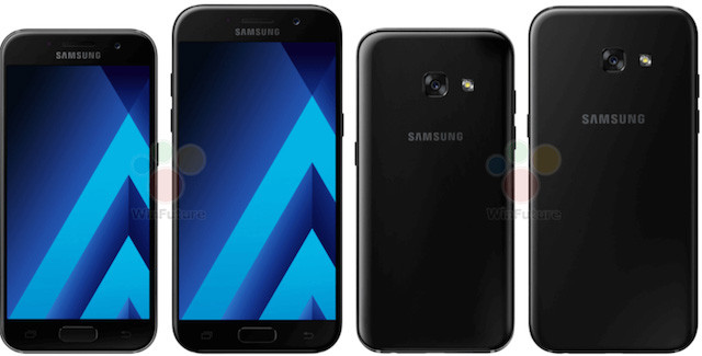 หลุดภาพเรนเดอร์ Galaxy A3 (2017) และ A5 (2017) ก่อนงานเปิดตัว 5 มกราคม
