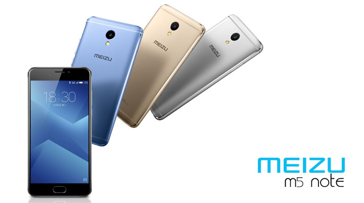 เปิดตัว Meizu m5 note กับราคาสุดคุ้มราว 4,500 บาท หน้าจอ 5.5 นิ้่ว บอดี้โลหะ พร้อมแบตจุใจ 4,000 มิลลิแอมป์
