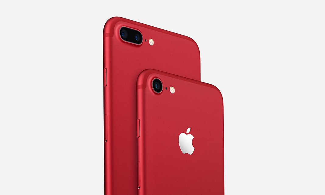 iPhone 7 ใหม่ สีแดง Product RED Edition เปิดตัวพร้อม iPad ใหม่ และ iPad mini 4, iPhone SE เพิ่มความจุ